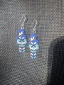 Beaded bird earrings