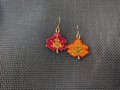 Flower (and plant) earrings