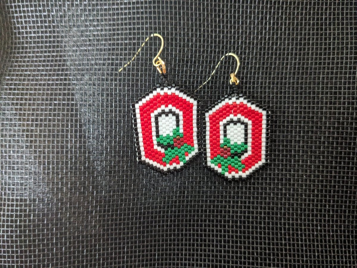Buckeye earrings