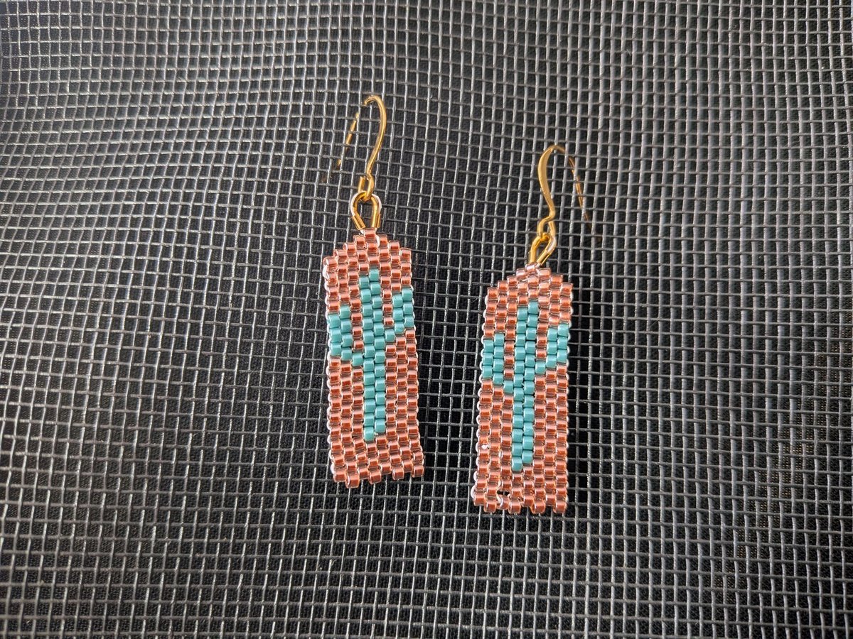 Flower (and plant) earrings