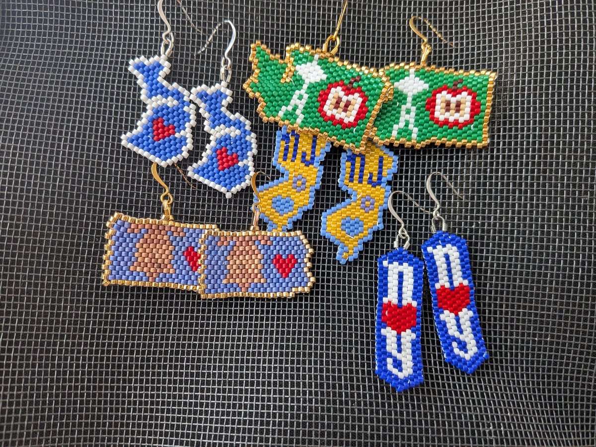 U'.S. States earrings