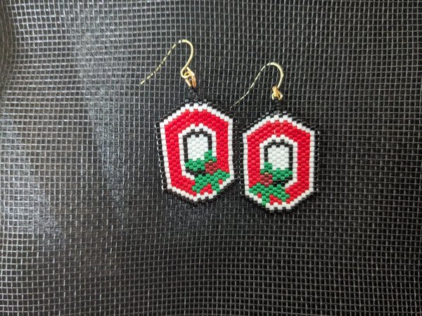 Buckeye earrings